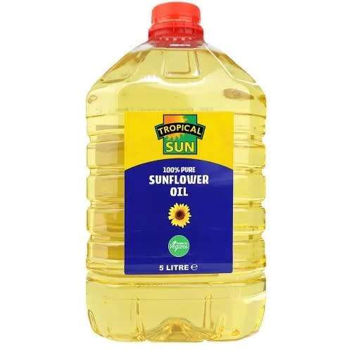 Tropical Sun 100% Pure Sunflower Oil - 5l