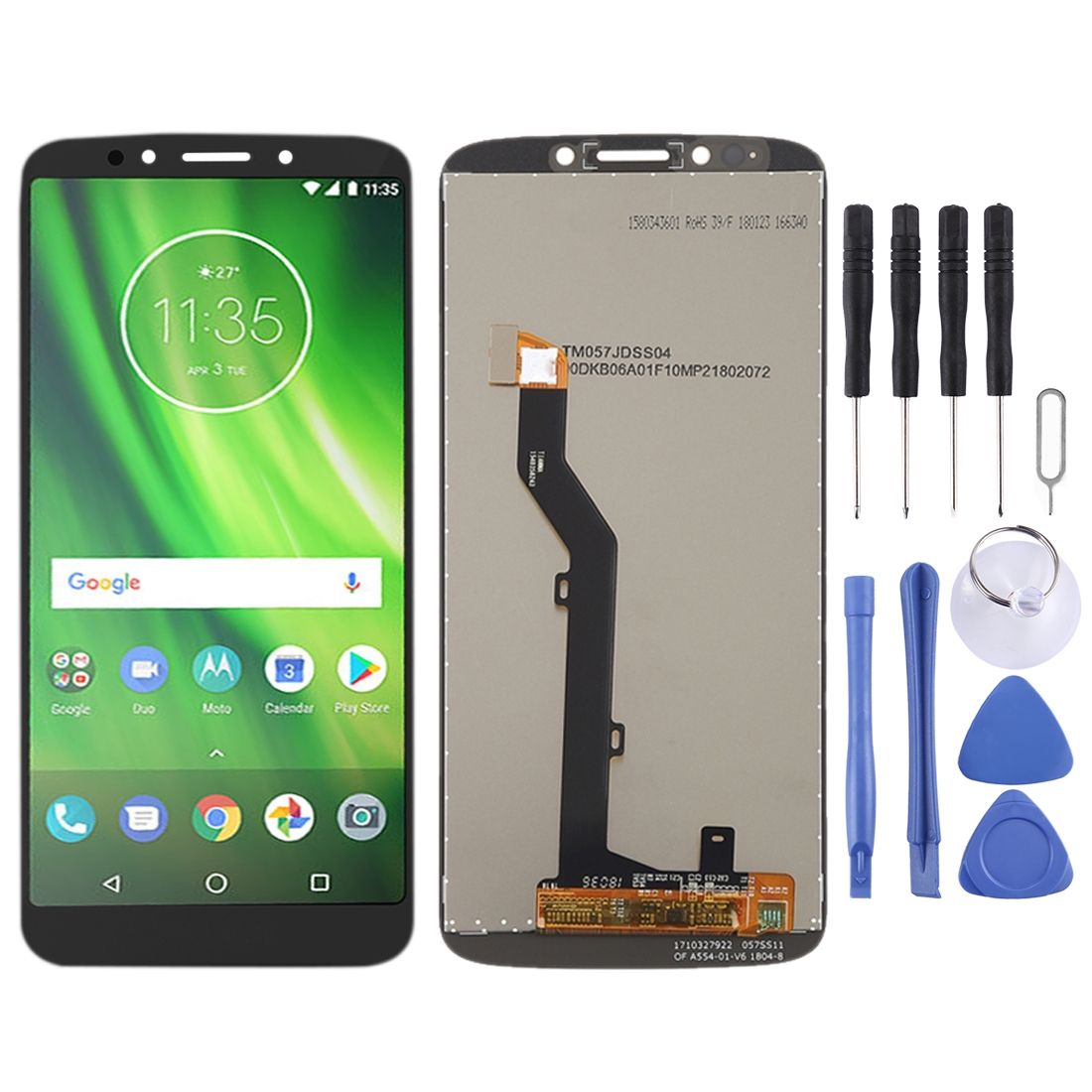 LCD Screen And Digitizer Fullembly For Motorola Moto G6 Play (Black)