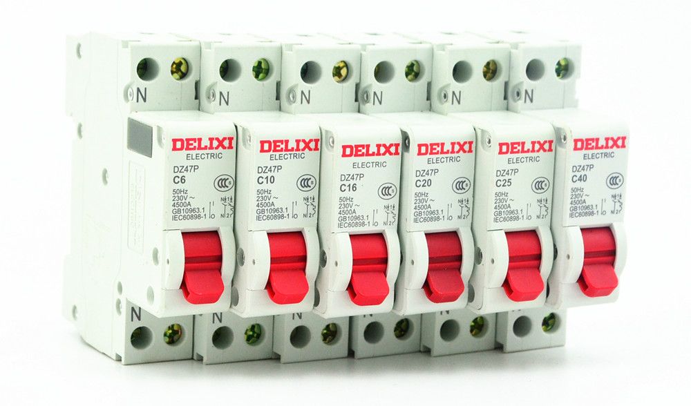 230V 6A DPN 4.5KA 25A 32A 10A Circuit 16A 1P+N Breaker 40A