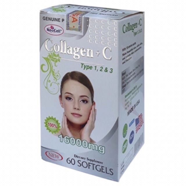 Collagen 16000mg With Vitamin C - Capsules