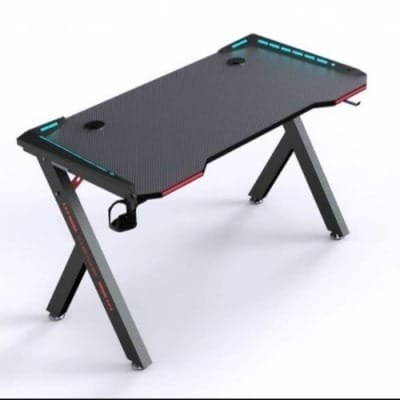 Gaming Office Desk With Led Lights - 1.2m
