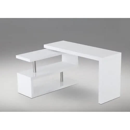 Snita L- Shape Desk - 30'' X 55'' X 19'' - White
