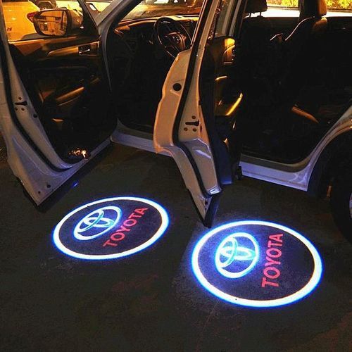Toyota Ghost Shadow Car Logo Brand Door Welcome Light For Two Doors