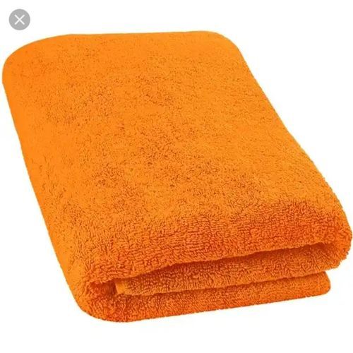 One Medium Bath Towel - Orange