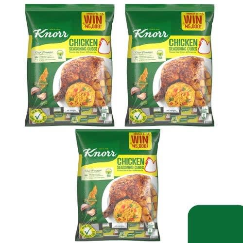 Knorr Chicken Bouillon Seasoning Cubes 40x8g Triple Pack