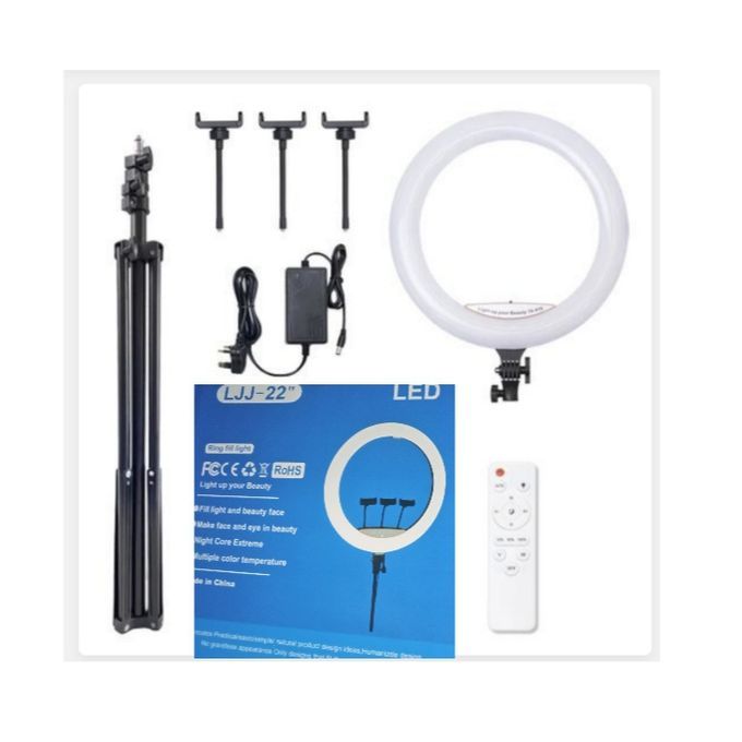 22inches (56LJJ)Bold Face Selfie Light + Bag & Stand