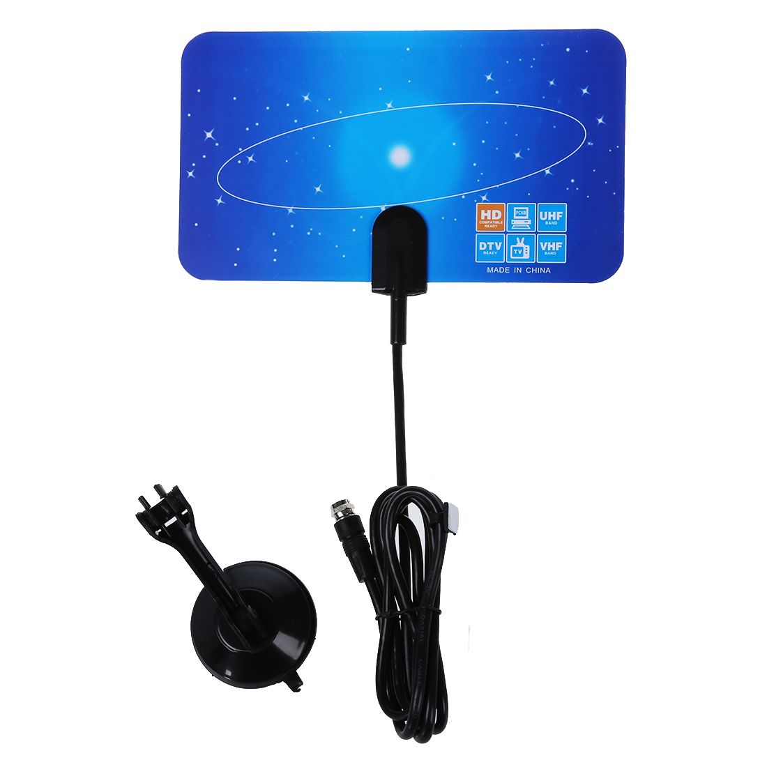 Digital Indoor TV Antenna HDTV DTV HD VHF UHF High
