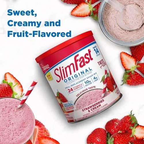 Meal Replacement Powder - Strawberries & Cream - 364g