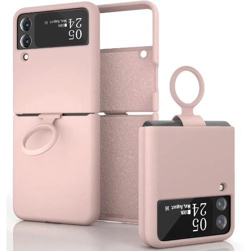 Silicon Case For Samsung Galaxy Z Flip 3 5g - Pink