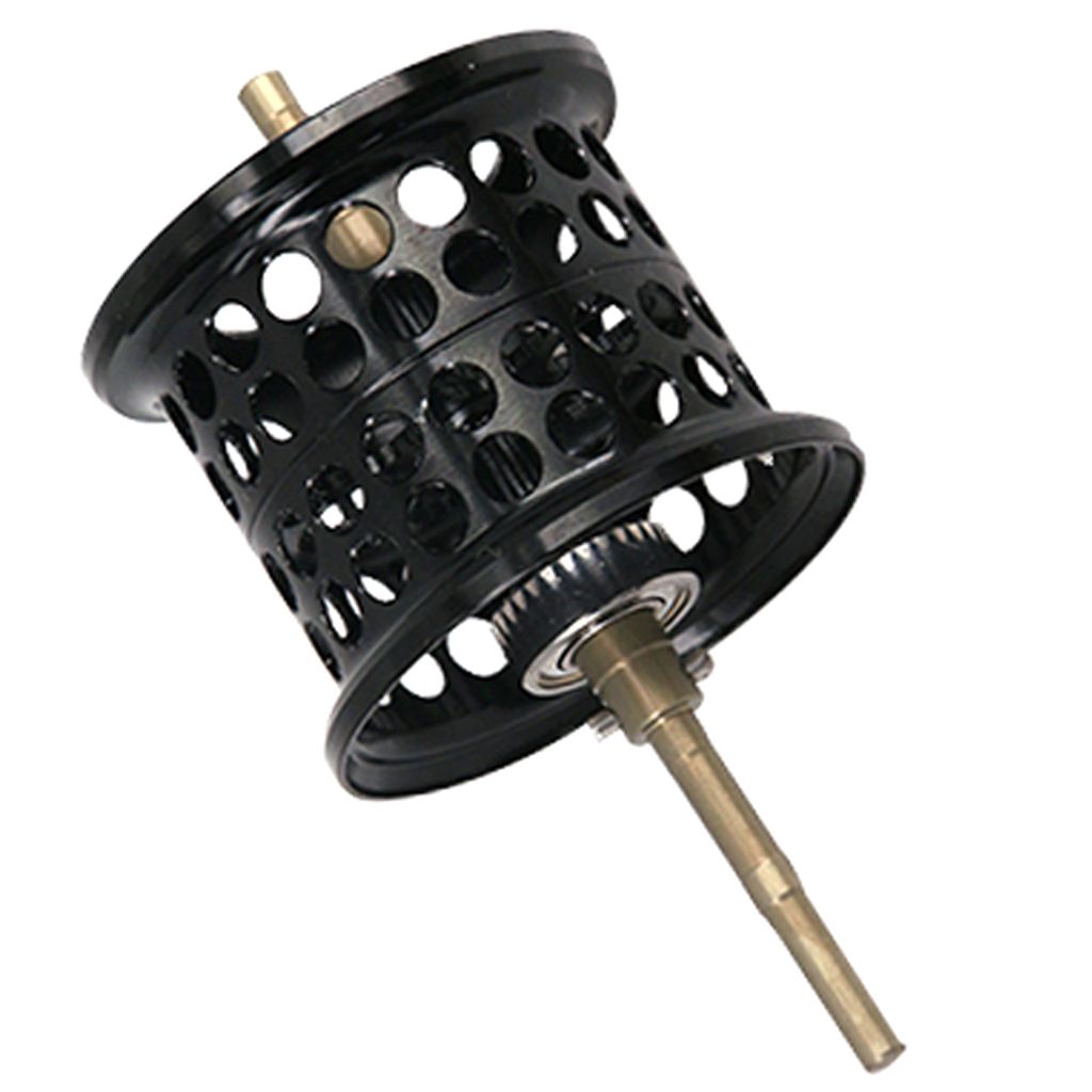 Aluminum Spool For Baitcasting Bait Casting  Water Drop Black