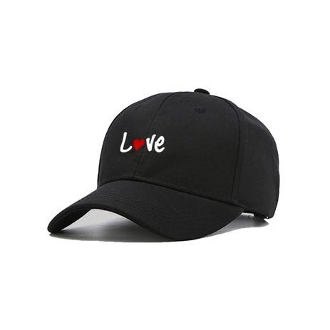 Love Baseball Cap - Black