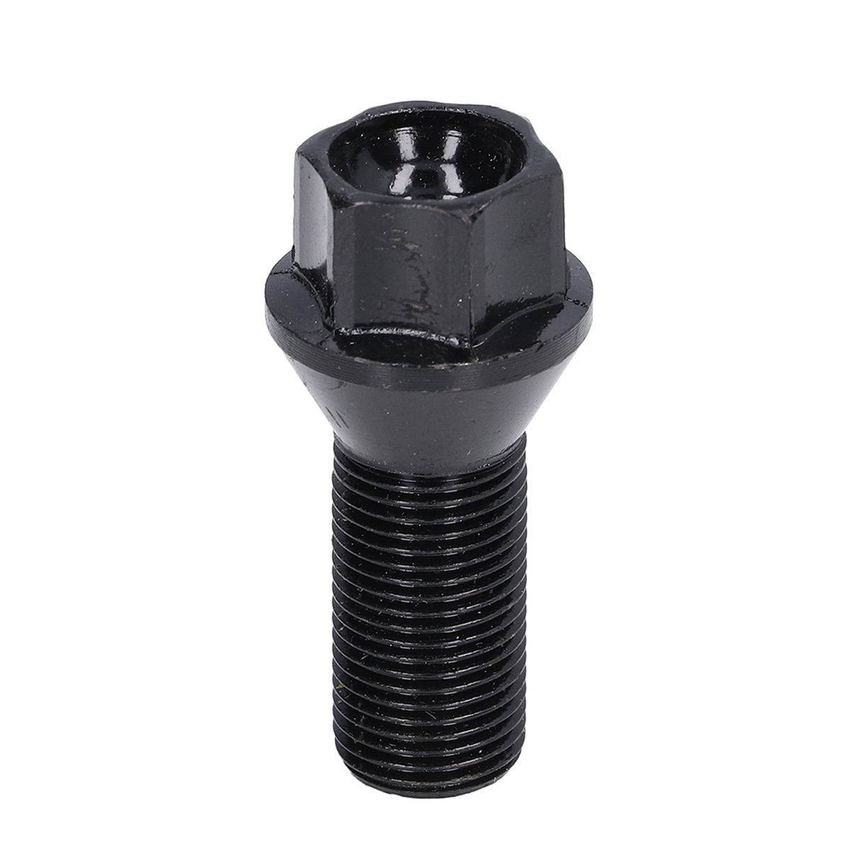 M14x1.25 Wheel Lug Bolt Nut Stud Cold Forged Steel Black