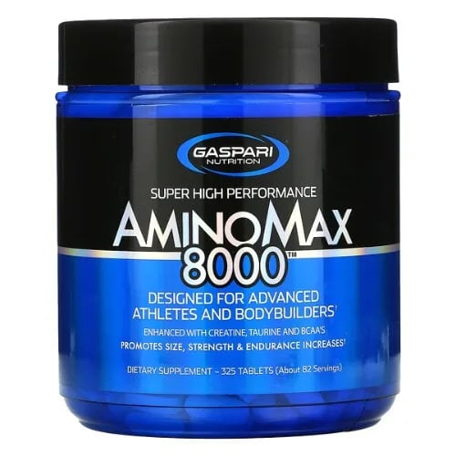 Gaspari Nutrition Aminomax 8000 - Strength And Muscle Increase - 325 Tablets