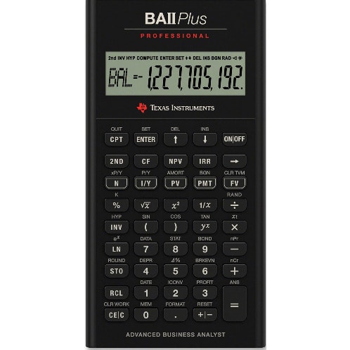 BA II Plus Professional Financial Calculator