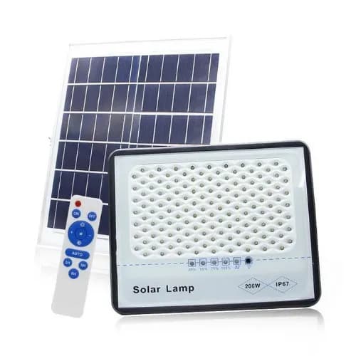 Solar Flood Light- 200W - White