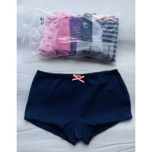 Girls Briefs- B11 -Multicolor - 7 Packs