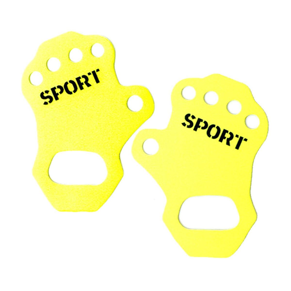 Gymnastics Grips Grip Pro Ultralight Sweat-absorbing for Weightlifting Fluorescent Green