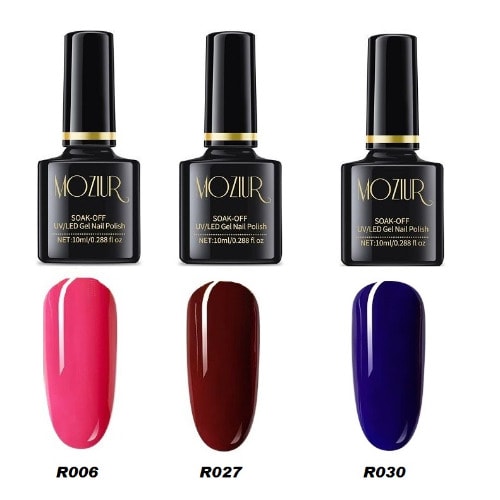 Mz-37 Uv Gel Nail Polish Set - 10ml x3