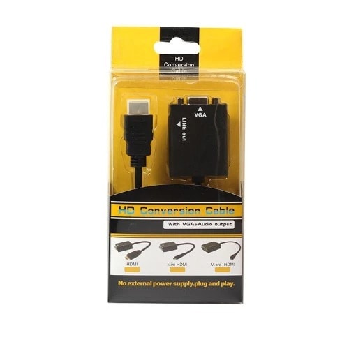 Hdmi-conversion Cable With Vga And Audio Output