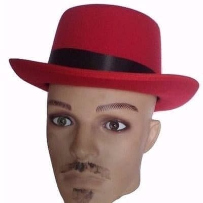 Bowler Hat - Red