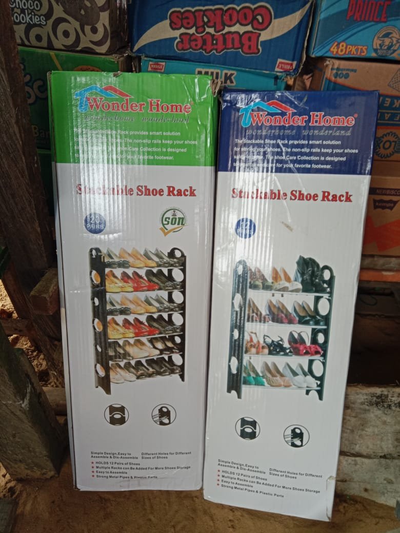 Stainless Steel Shoe Rack For 20 Pairs Shoes 5-Layers