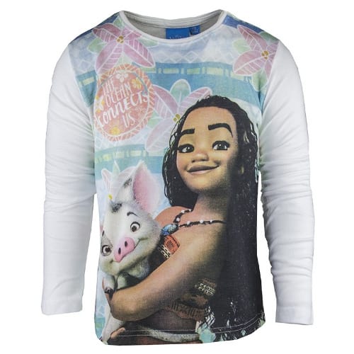 Moana Long Sleeve Top - White