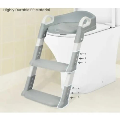 Adjustable Baby Toilet Training Potty Seat With Ladder For Toddlers