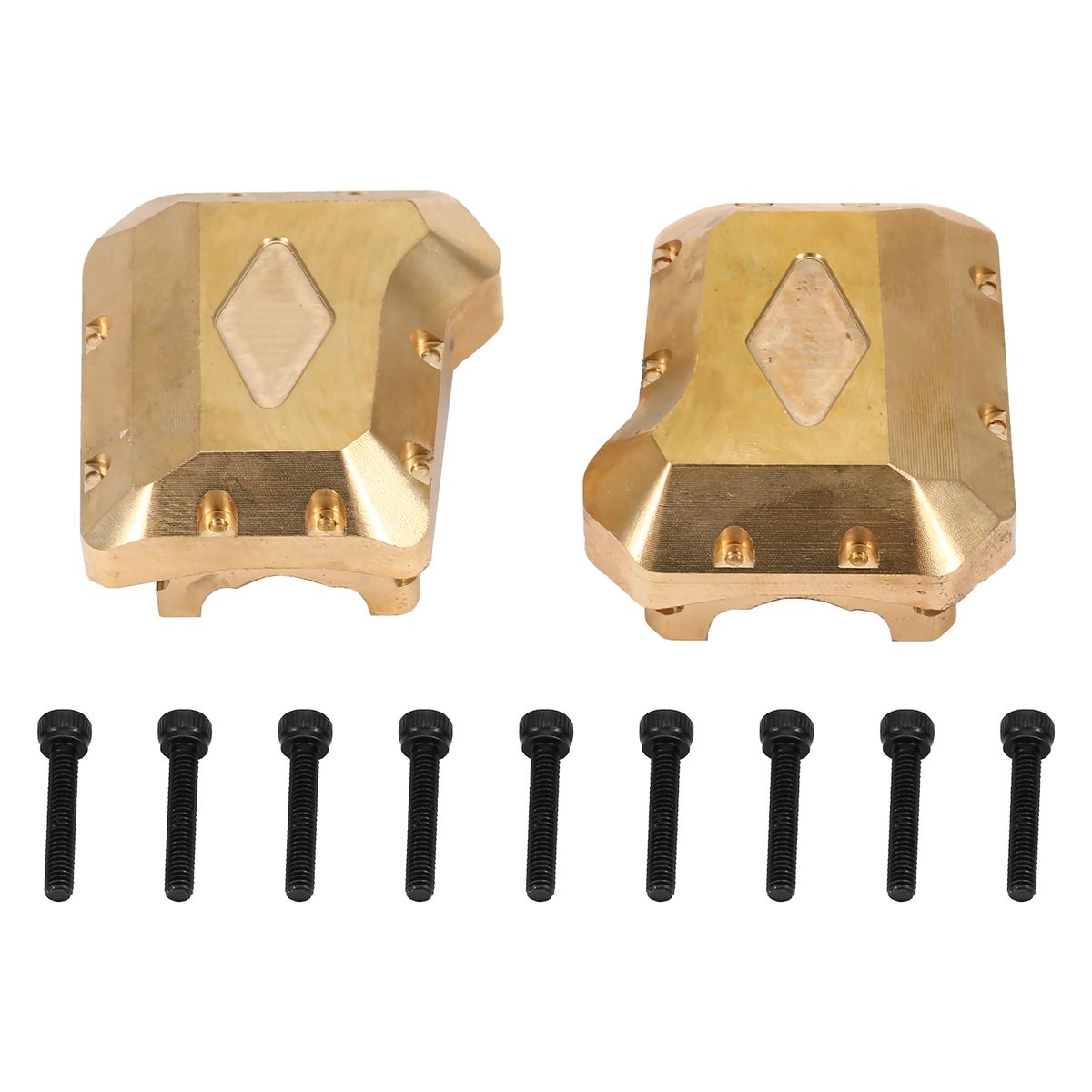Drive Axle Brass Cover Drive Axle Brass Counterweight 2pcs