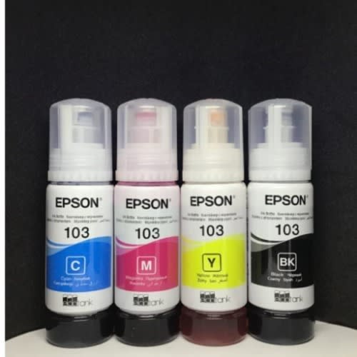 103 Black/Cyan/Yellow & Magenta Ink - 4 Sets And Extra One Black