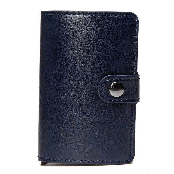 Card Box Anti-theft Brush Aluminum Card Holder Coin Holder Wallet Anti-theft Card Set M