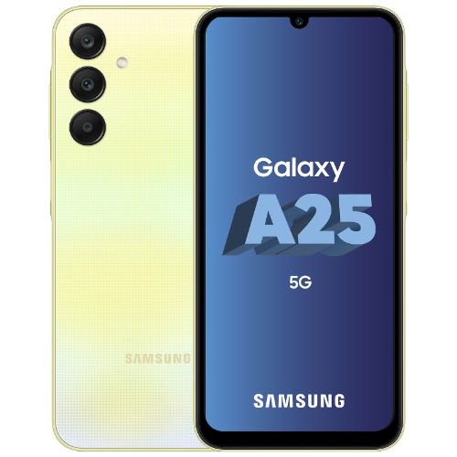 Galaxy A25 5G - 6.5" - 6GB RAM - 128GB ROM - Dual SIM - 50MP - Fingerprint - 5000mAh - Yellow