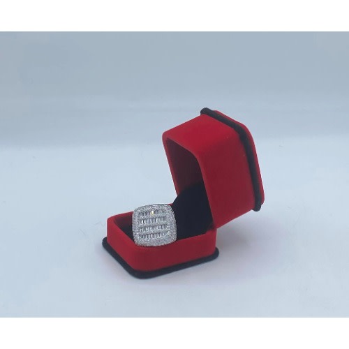 Sterling Iced Luxury Silver Men's Ring