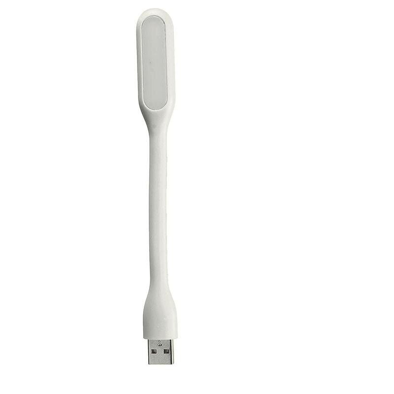 4Pcs Flexible USB LED Light Lamp For Computer Keyboard Reading Notebook PC Laptop (White)