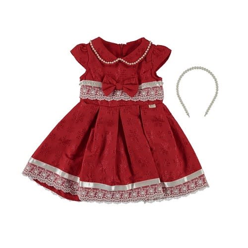 Girl's Dress With Hair Band