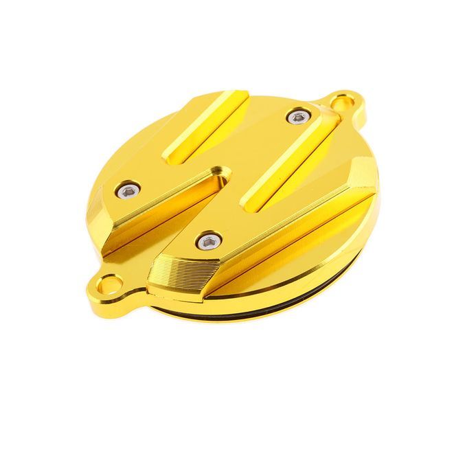 Left Engine Cam Cover Cylinder Head Protector Gold