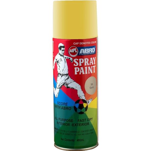 Canned Aerosol Spray Paint - Gold