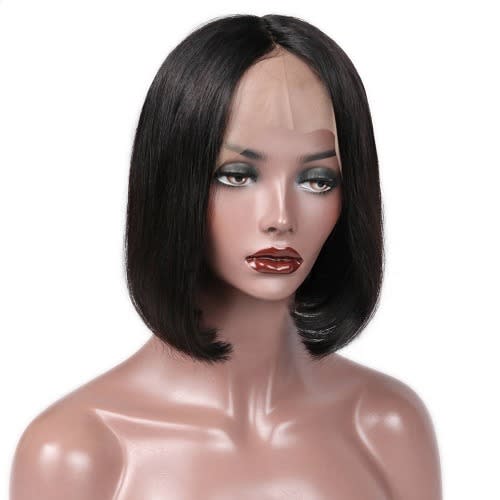 100% Lace Front Bob - Brazilian Human Hair Wigs