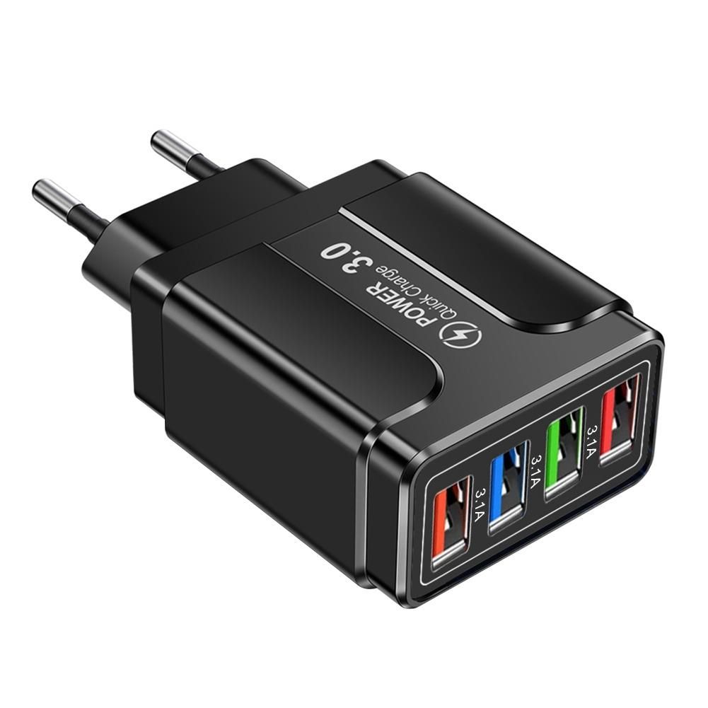 45W 4 USB Quick Charger USB 3.0 Mobile Phone Charger Fast