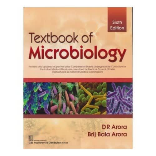 Textbook Of Microbiology Sixth Edition By D R Arora