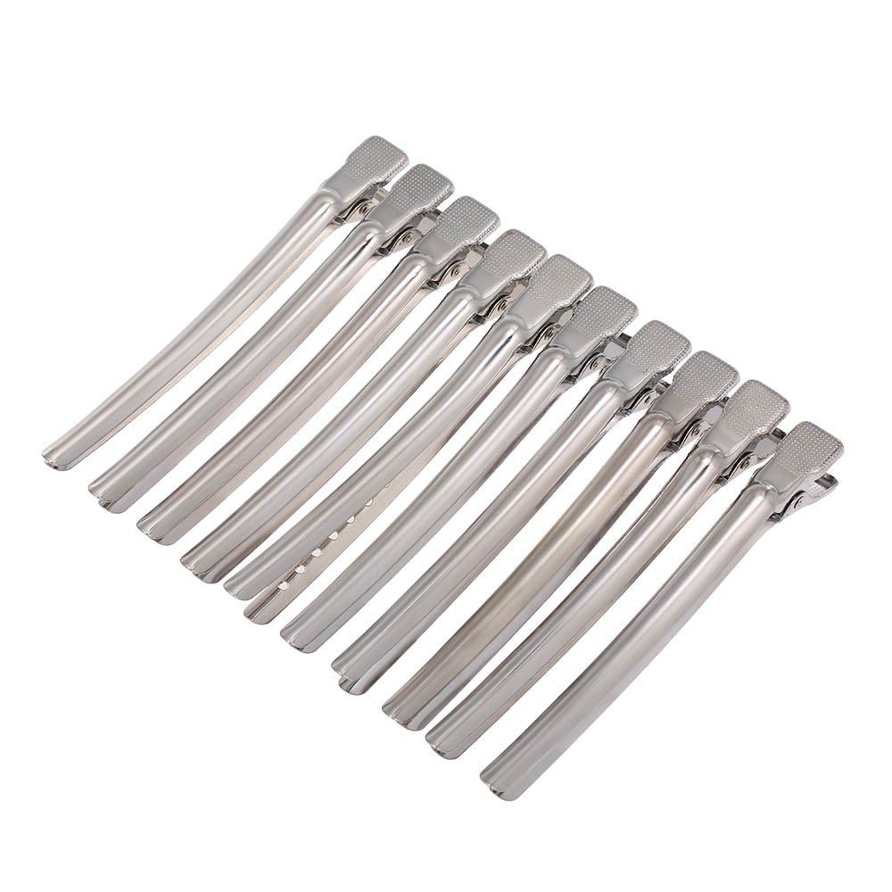 Hair Clips Flat Metal Single Prong Alligator Hair Clips