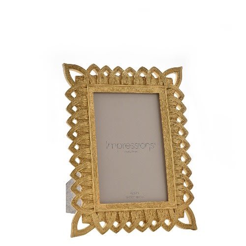 Photo Frame - Resin Gold- 4x6&rdquo;