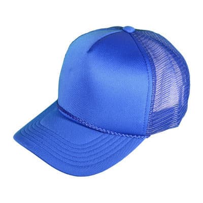 Mens Face Cap - Blue
