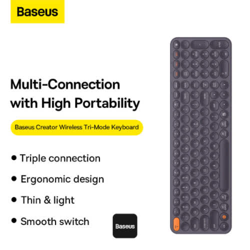 K01 Bluetooth Wireless Keyboard For Macbook/ Ipad/ Tablet Laptop Mode 2.4g