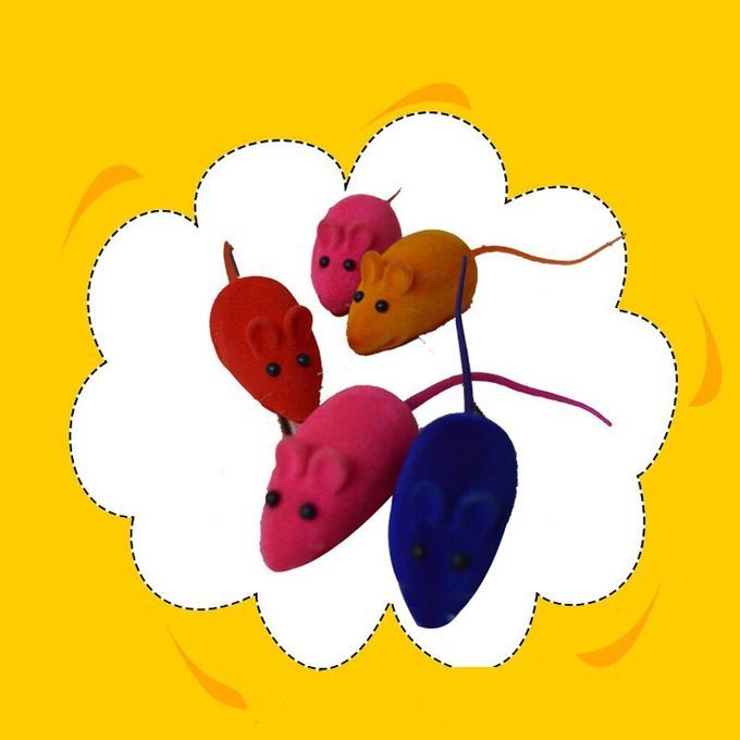 Cat Kitten Catching Toy False Mouse Rat Squeak Noise Sound Toys For Cats Dogs Pets AI88(# )