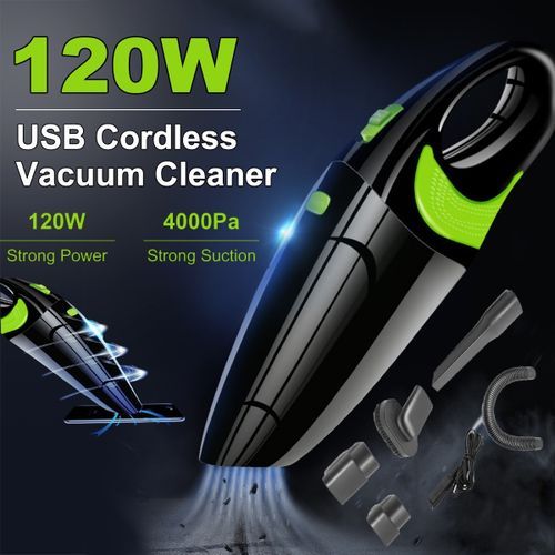 Wireless Car 120W Portable Handheld Vacuum Cleaner