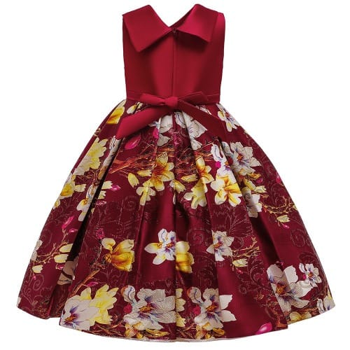 Fifi Vintage Gown - Wine Red