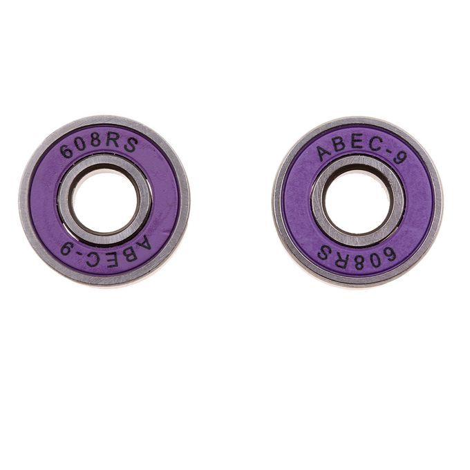 10Pieces   Roller Skate Skateboards Longboard Wheel Bearings Purple