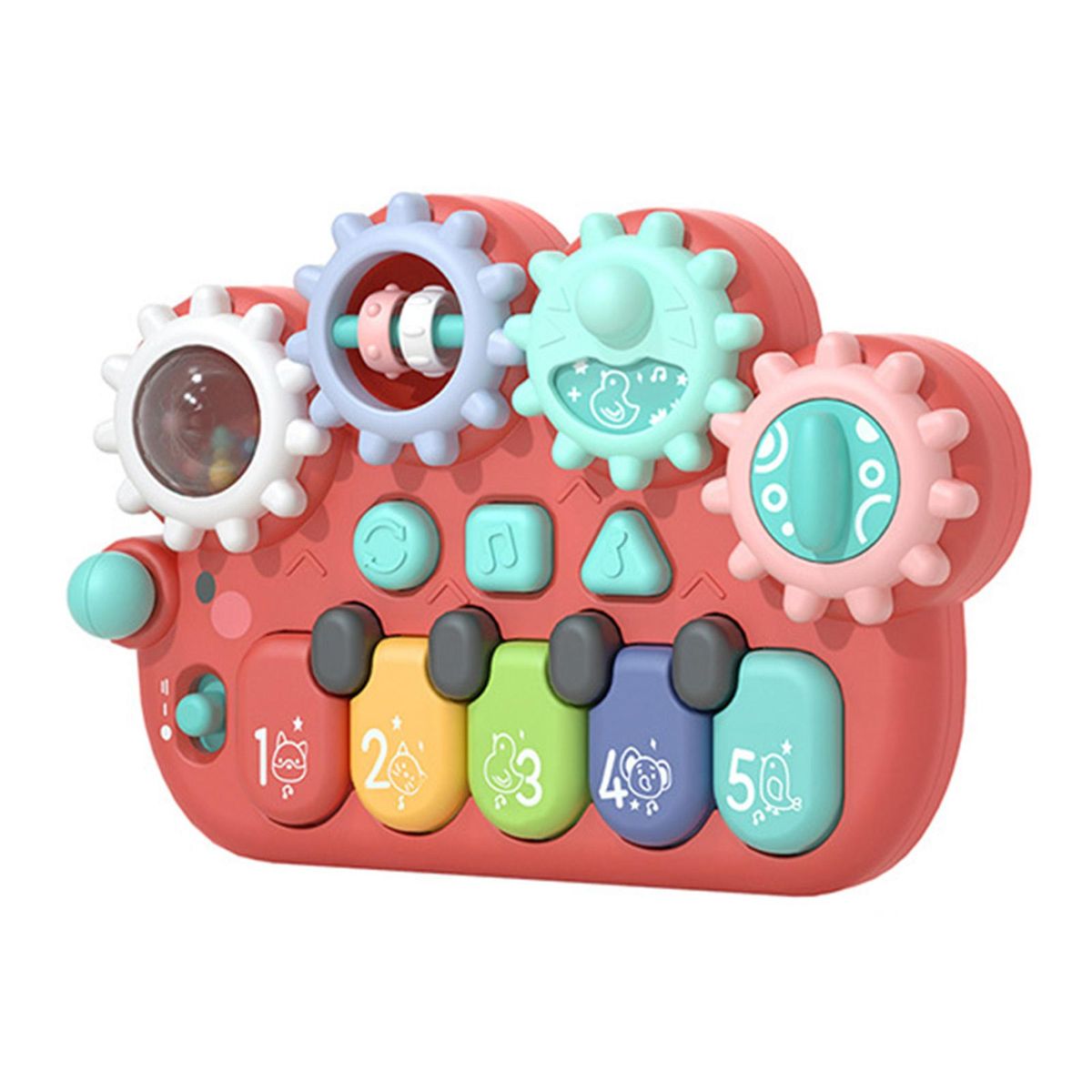 Musical Piano Toy Infant Early Learning Sensory Toy Piano Pink