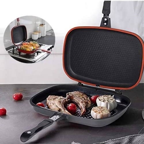 Non-sick Double Sided Grill Pan
