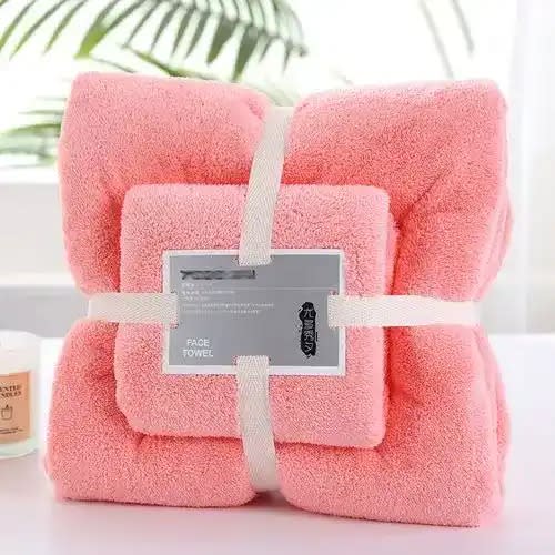 2 In 1 Absorbent Towel Set